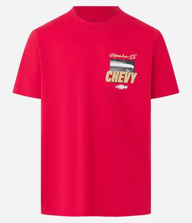 Camiseta Comfort em Algodão com Estampa  Chevrolet - 1