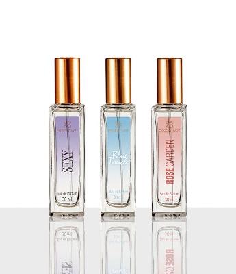 Kit Perfume Essenciart Feminino Blue Touch 30ml + Rose Garden 30ml + Sexy 30ml
