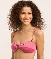 Biquini Top Bandeau em Microfibra com Bojo Removível e Alças Diferenciadas - 2