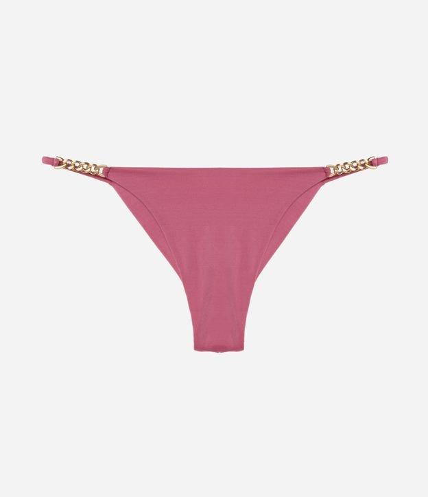 Biquini Calcinha String em Microfibra Efeito Empina Bumbum com Aviamento de Correntes - 1