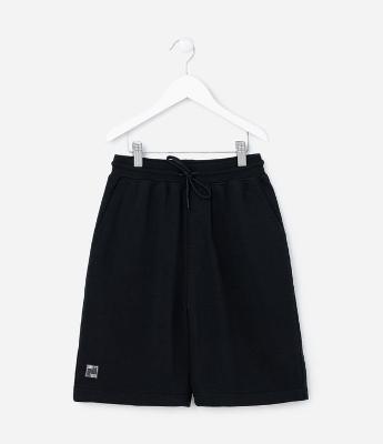 Bermuda Infantil em Moletom com Bolsos - Tam 5 a 14 Anos