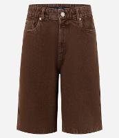 Bermuda Baggy Relaxed em Sarja com Bolsos - 2