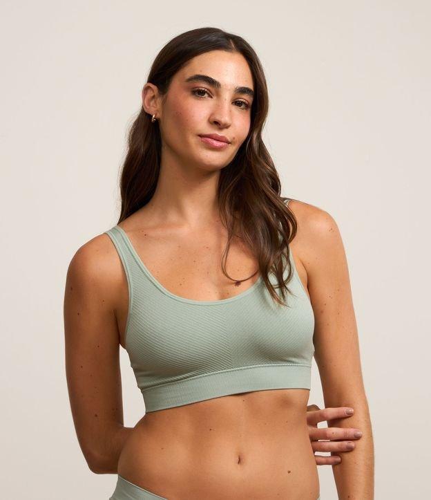 Sutiã Top em Poliamida Texturizada Seamless - 1