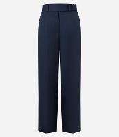 Calça Pantalona Alfaiatada com Passantes e Frisos - 1