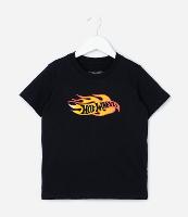 Camiseta Infantil com Estampa Hot Wheels - Tam 4 a 12 Anos - 1