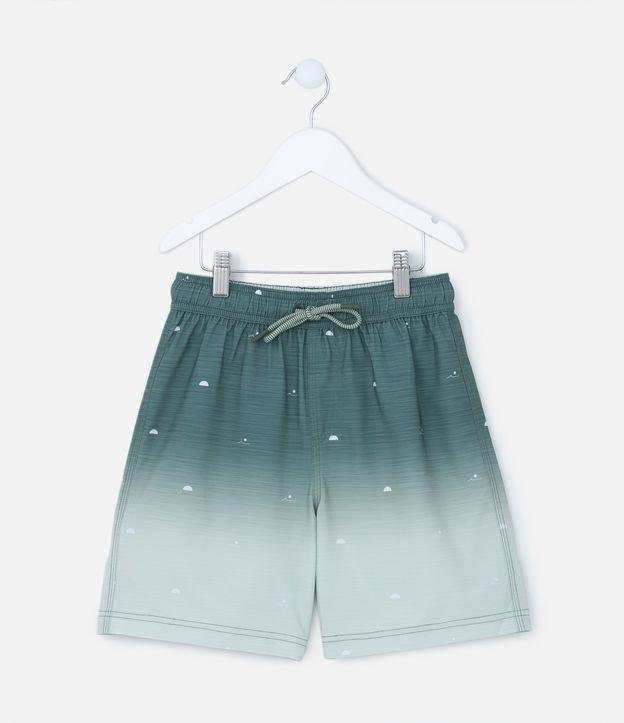 Bermuda Infantil com Estampa Degradê - Tam 5 a 14 Anos - 1