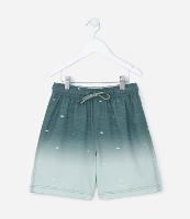 Bermuda Infantil com Estampa Degradê - Tam 5 a 14 Anos - 1