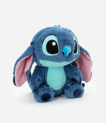 Mochila Infantil em Pelúcia com Formato do Stitch - Tam Único
