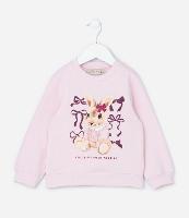 Casaco Infantil em Moletom com Estampa Coelha - Tam 1 a 6 Anos - 1