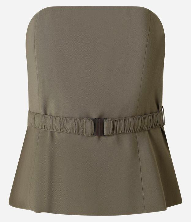 Blusa em Crepe Tomara que Caia cm Cinto Elástico - 1