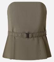 Blusa em Crepe Tomara que Caia cm Cinto Elástico - 1