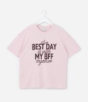 Camiseta Infantil com Lettering My Bff - Tam 5 a 14 Anos - 1