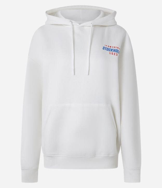 Moletom Overtop com Forro Fleece e Bordado Atoalhado - 1