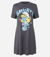 Camisola Curta em Viscose com Estampa Smurfette - 1