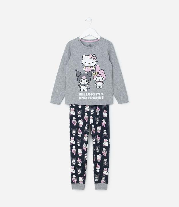 Pijama Infantil com Estampa Hello Kitty e Amigas - Tam 5 a14 Anos - 1
