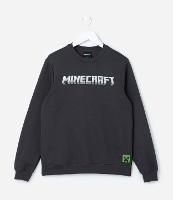 Casaco Infantil em Moletom com Estampa Minecraft - Tam 5 a 14 Anos - 1