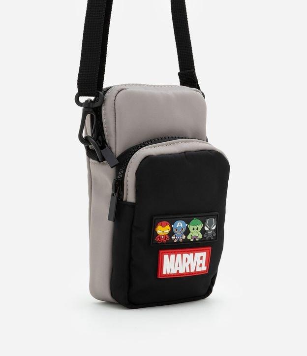 Bolsa Transversal Infantil com Estampa Marvel - Tam Único - 1