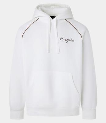 Casaco Boxy em Fleece com Felpa com Estampa Degradê de Peixes Orientais