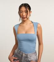 Blusa em Microfibra com Franzido Lateral - 2