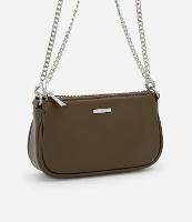 Bolsa Baguete Pequena com Alça de Corrente Removível - 1