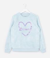 Casaco Infantil em Fleece Com Bordado em Paetês - Tam 5 a 14 Anos - 1