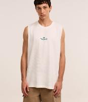 Regata Comfort em Algodão com Textura e Estampa Lettering Coqueiro - 2