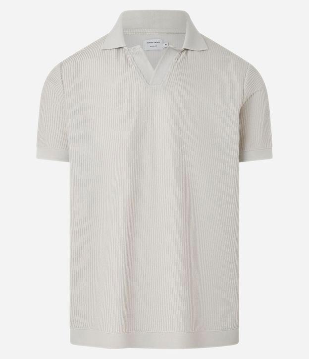 Camisa Polo Regular em Algodão com Textura - 1