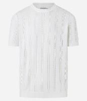 Camiseta em Algodão Furadinha com Viés em Ribana - 2