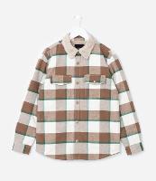 Camisa Infantil Xadrez com Forro em Sherpa - Tam 5 a 14 Anos - 1