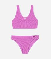 Biquíni Infantil com Proteção UV Texturizado - Tam 5 a 14 Anos - 1