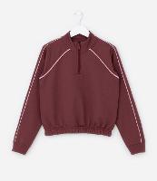 Casaco Infantil com Gola Alta e Zíper - Tam 5 a 14 Anos - 1