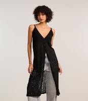 Blusa Túnica em Tricô com Ponto Aberto - 2