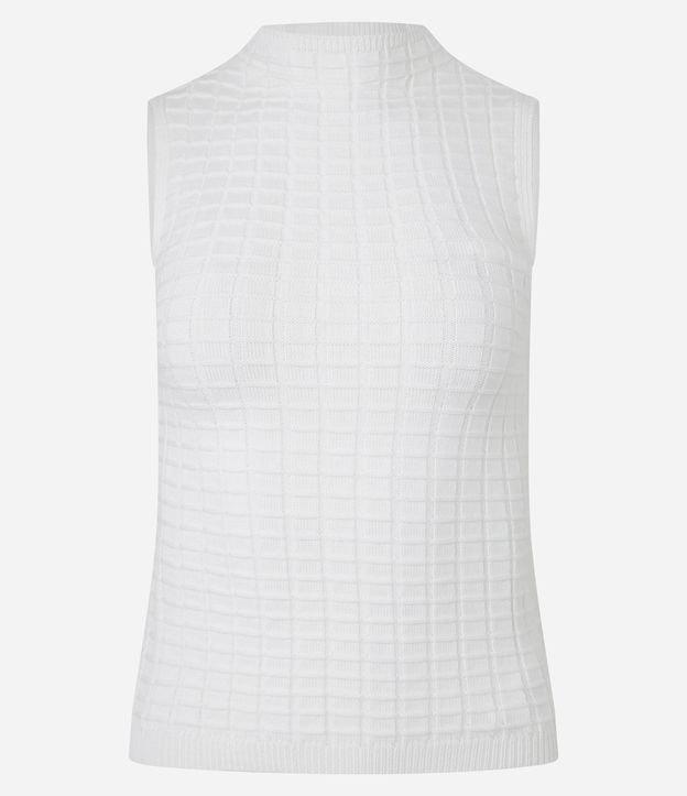 Blusa em Tricô com Gola Alta - 1