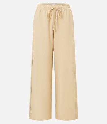 Calça Reta em Alfaiataria com Cintura Alta e Amarração no Cós