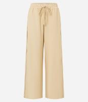 Calça Reta em Alfaiataria com Cintura Alta e Amarração no Cós - 1