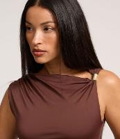 Blusa em Jersey com Aviamento no Ombro - 2