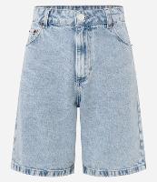 Bermuda Regular em Jeans com Cintura Alta - 1