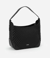Bolsa Hobo Média com Textura Embossed - 1