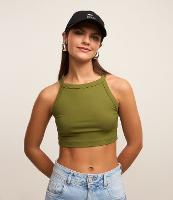 Blusa em Ribana com Gola Halter - 2
