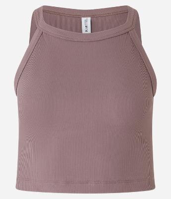 Blusa em Ribana com Gola Halter