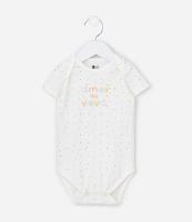 Body Infantil em Algodão com Lettering Amor da Vovó - Tam RN a 18 meses - 1