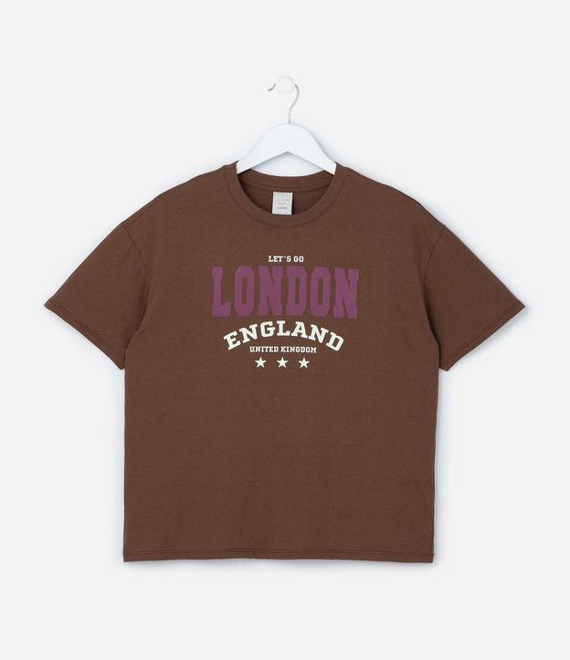 Camiseta Infantil com Lettering London - Tam 5 a 14 Anos - 1