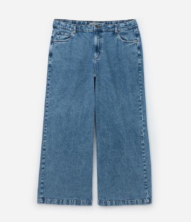 Calça Wide Leg em Jeans Curve & Plus Size - 1