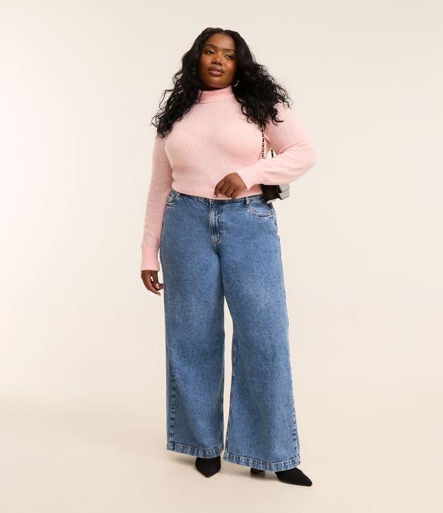 Calça Wide Leg em Jeans Curve & Plus Size - 2