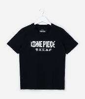 Camiseta Infantil com Estampa One Piece - Tam 5 a 14 Anos - 1