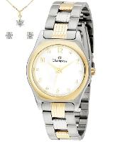 Kit Relógio Analógico Feminino Champion   - 1