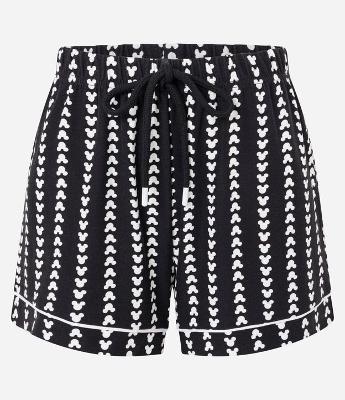 Short de Pijama em Peach Touch com Estampa Mickey