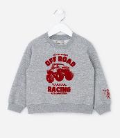 Casaco Infantil Quentinho com Estampa Carro - Tam 1 a 6 Anos - 1