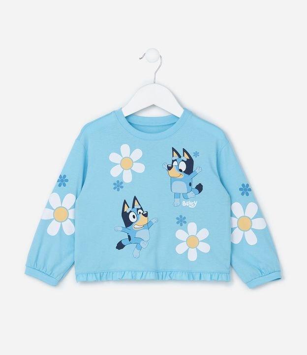 Blusa Infantil com Babadinho e Estampa Bluey - Tam 1 a 6 Anos - 1