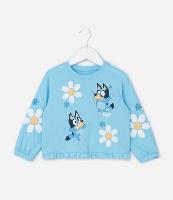 Blusa Infantil com Babadinho e Estampa Bluey - Tam 1 a 6 Anos - 1